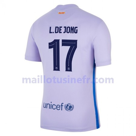 Maillot de Foot FC Barcelone Luke De Jong 17 Extérieur 2021-22
